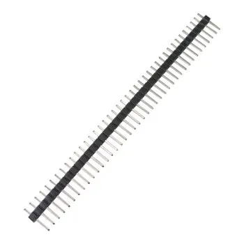 4 عدد پین هدر 1X40 نری مستقیم پایه کوتاه 2/54mm
