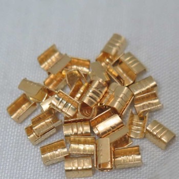 U کلمپ برنجی بسته 20 عددی،سایز 1/5 الی2/5mm