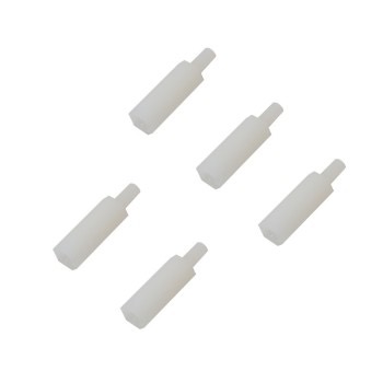 5 عدد اسپیسر پلاستیکی 15 میلیمتری نری به مادگی