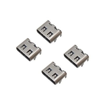 4 عدد کانکتور USB مادگی Type C شش پین SMD