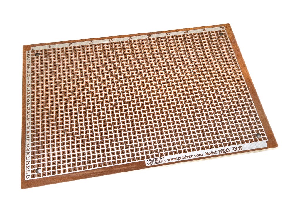 برد سوراخ دار 1650 نقطه PCB 1650-DOT