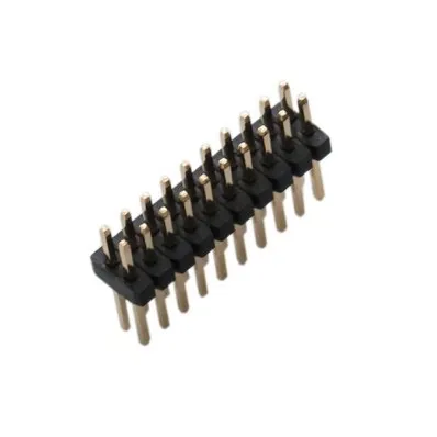 پین هدر نری مستقیم SMD دو ردیفه 2x10 پایه طلایی