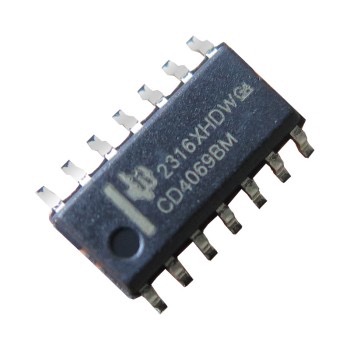 2 عدد آی سی اینورتر CD4069BM پکیج SOP14