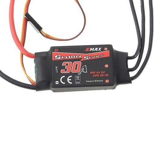 اسپید کنترل 30 آمپر مارک EMAX دارای تی کانکتور