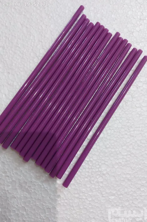 10 عدد چسب حرارتی فوق مقاوم رنگ بنفش 7 در200mm