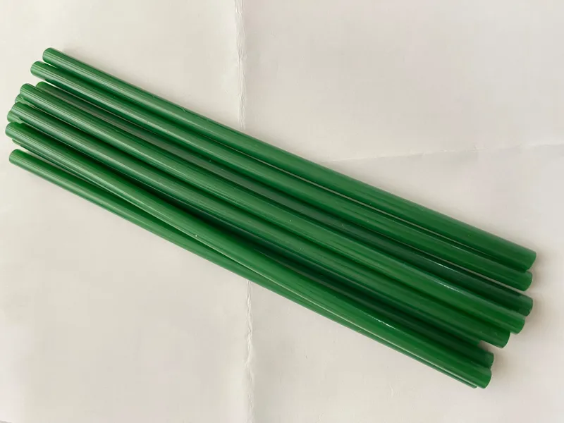 10 عدد چسب حرارتی فوق مقاوم 7در 200mm,سبزپررنگ