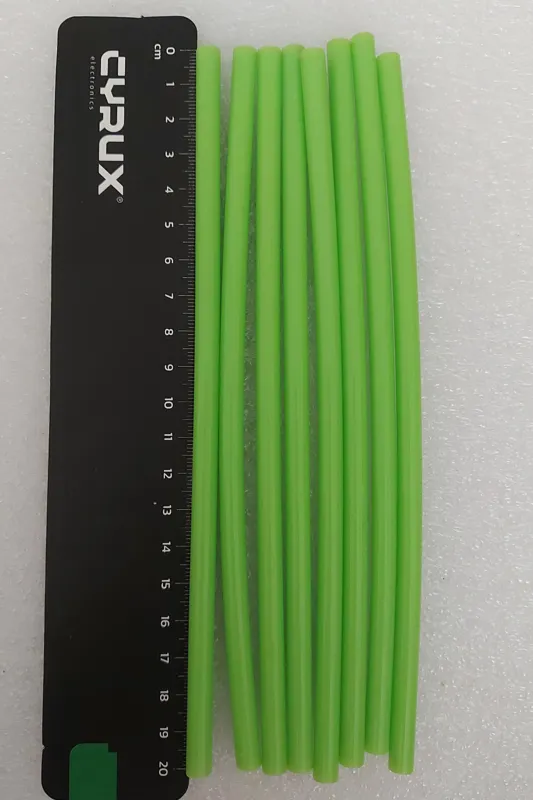 2 عدد چسب حرارتی سبز فسفری 7در200 میلیمتر