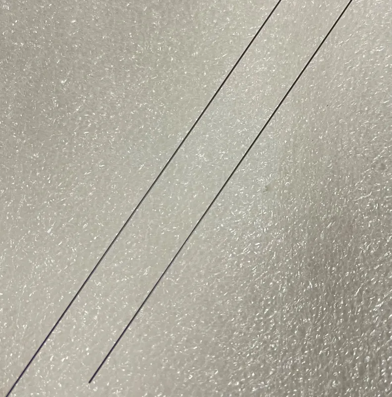 10 سانت میله توپر فیبرکربن به قطر 0/5 میلیمتر