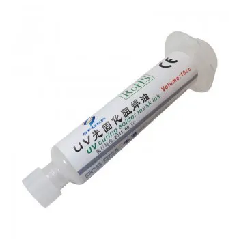 رنگ محافظ سفید UV (solder mask) ویژه مدارهای چاپی