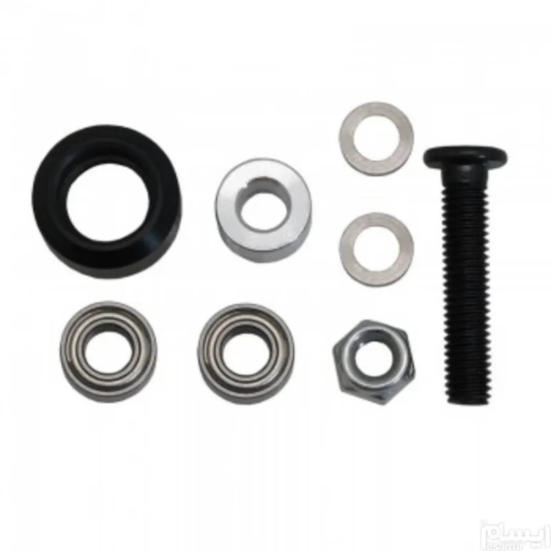 ست کامل چرخ هرزگرد به همراه رولبرینگ پیچ دار