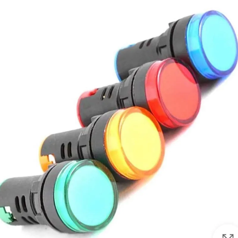 چراغ سیگنالی گرد تابلوئی AC_220v رنگ سبز