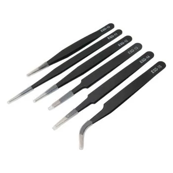 ست 6 تایی پنس استیل آنتی استاتیک