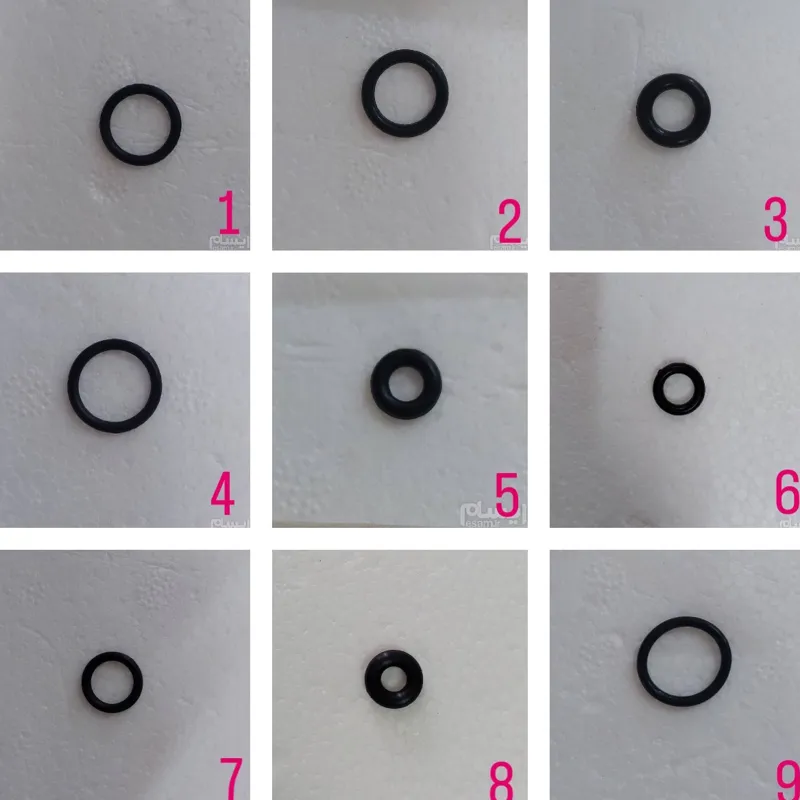 5 عدد اورینگ با سطح مقطع گرد سایز کوچک