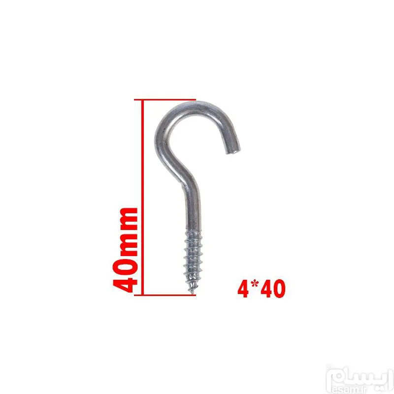 5 عدد قلاب باز،سایز 4در40