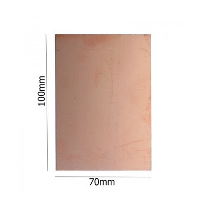 فیبر خام مدار چاپی 2 رو 70×100×1.5mm