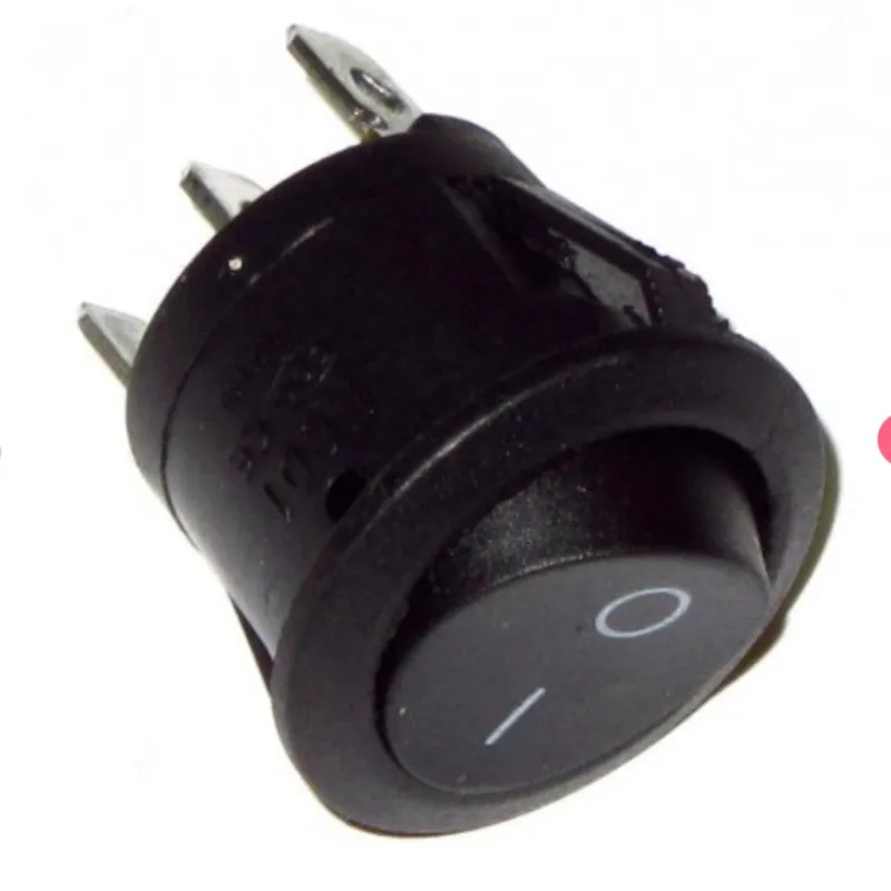 کلید راکر دوحالته گرد سه پین 19x17mm
