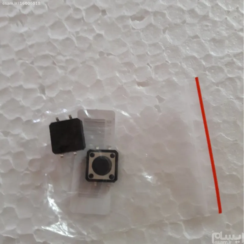 2 عدد میکرو سوئیچ 2 حالته ،12در12در 8 میلیSMD