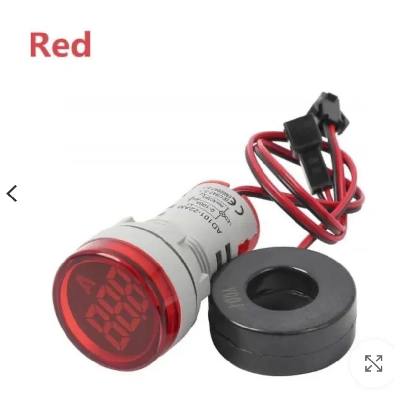 آمپر متر AC سیگنالی گرد 100 آمپر با CT