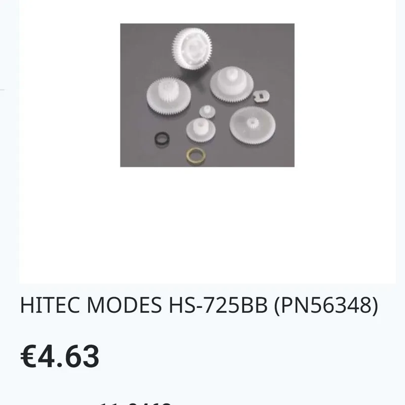 چرخ دنده سروو hitec pn56348