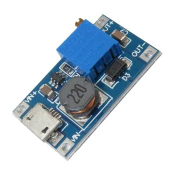 ماژول رگولاتور DC به DC افزاینده MT3608(micro usb)