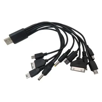 کابل شارژ یک به ده USB انواع پورت(اختاپوسی)