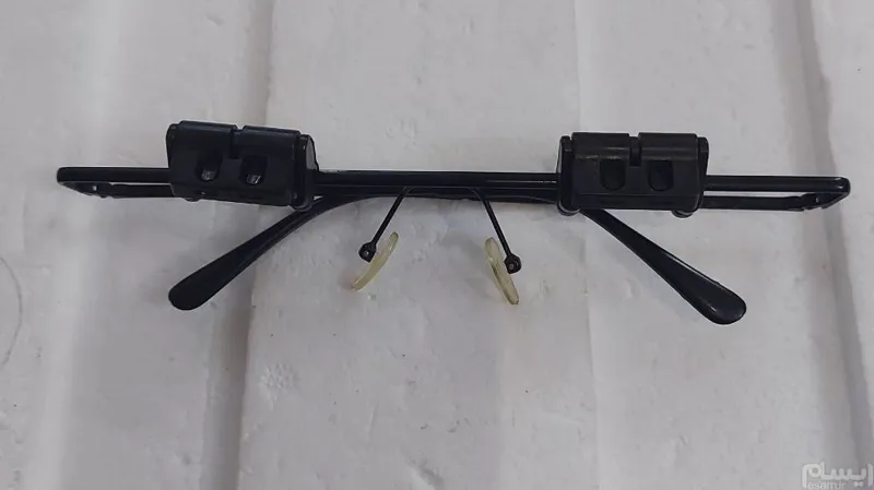 قاب عینک مخصوص نصب لایت یا ذره بین یا فن و