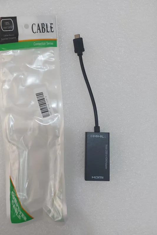  مبدل مینی USB به  HDMI (  موبایل به تلوزیون )
