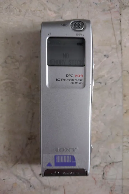 ایسی رکوردر سونی icd-ms525