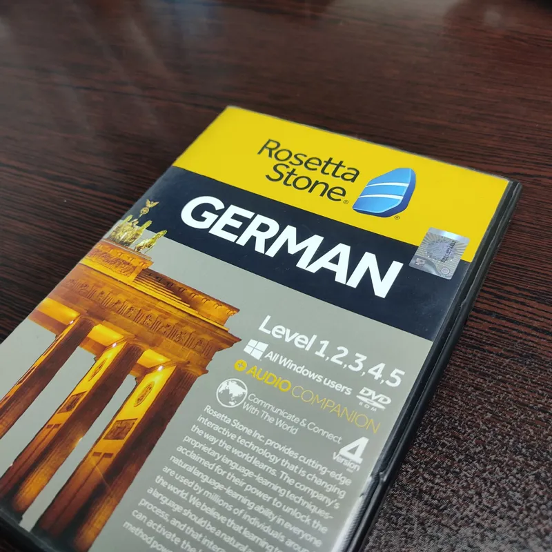 نرم افزار آموزش زبان آلمانی Rosetta stone