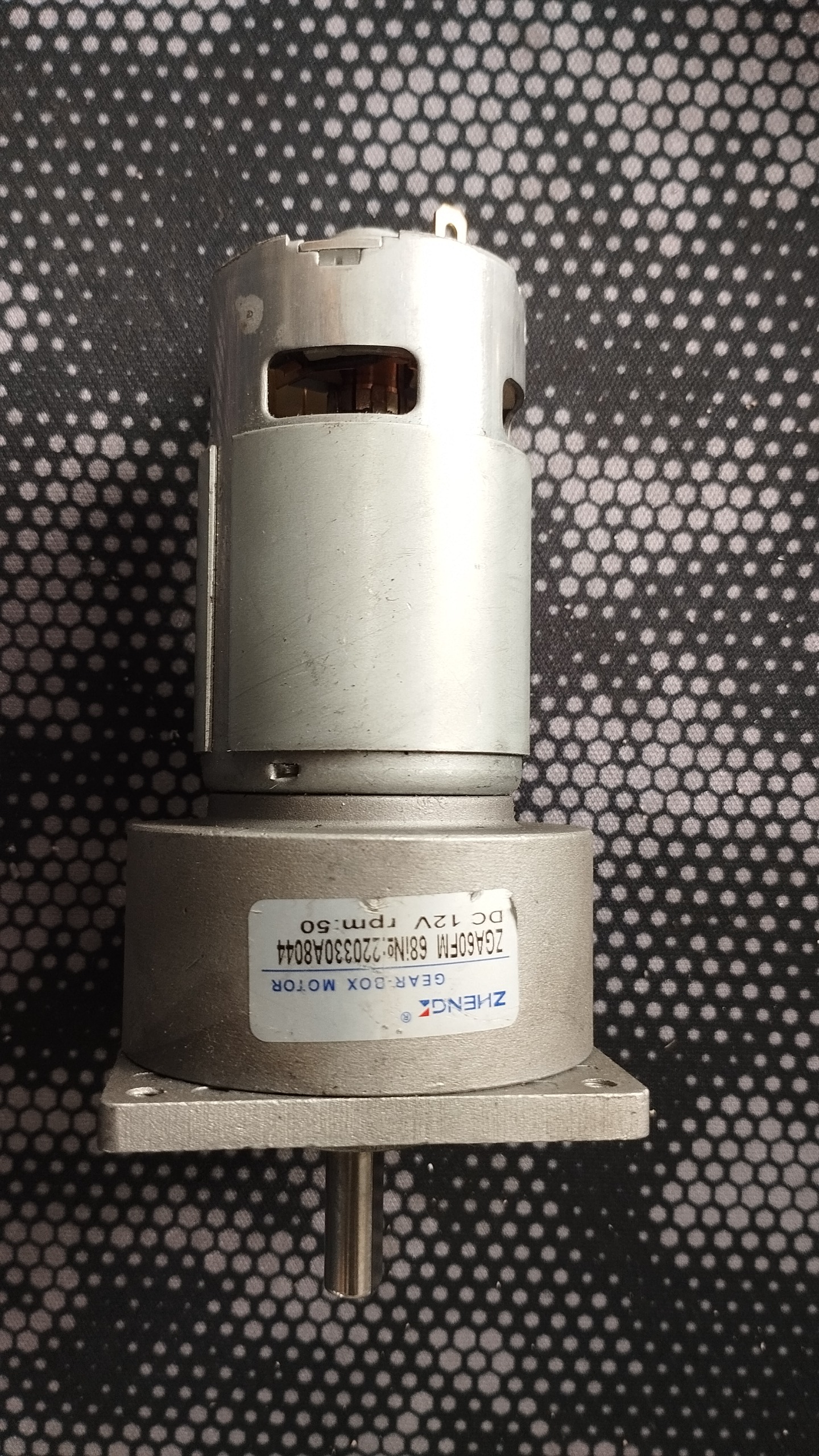 موتور گیبرکسی ZHENG v12. rpm 50