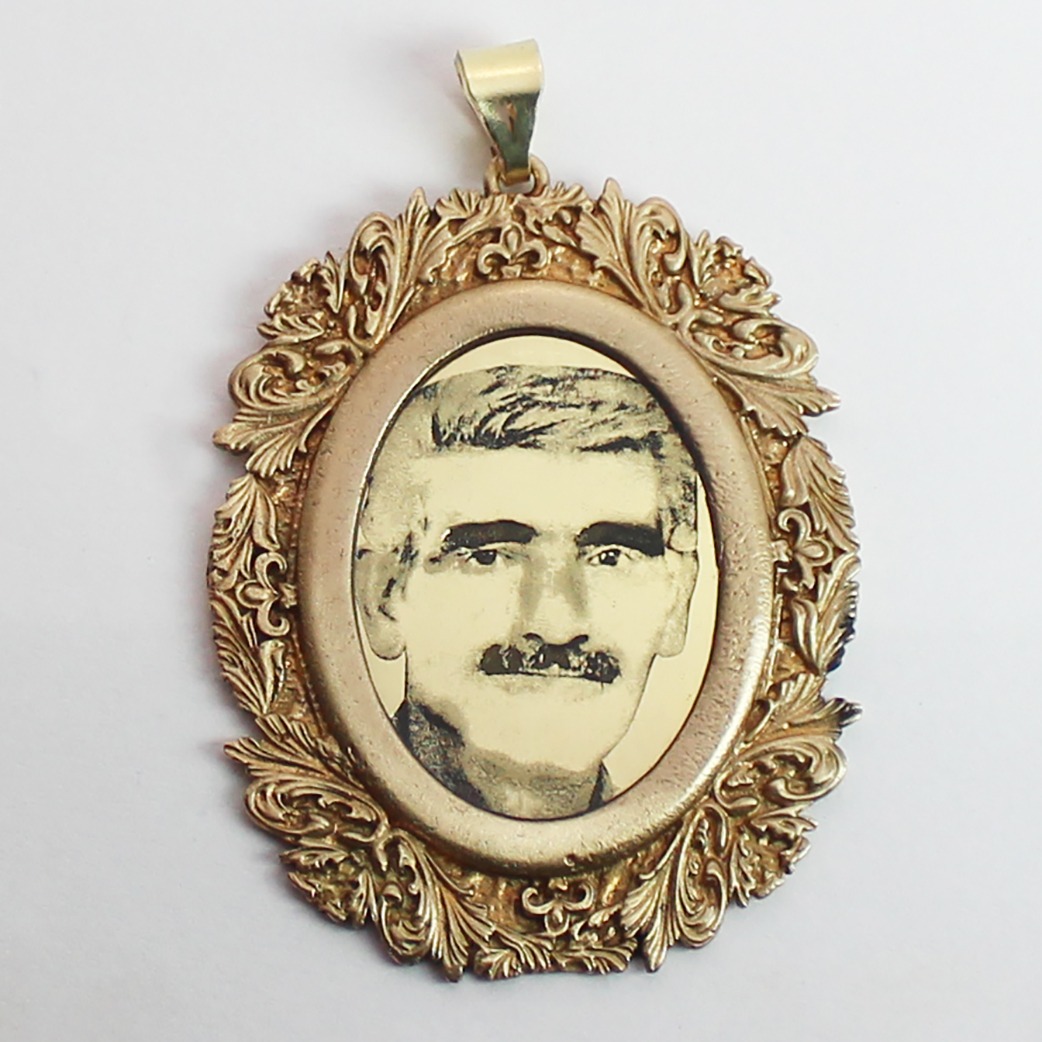 آویز چهره برنجی (با حکاکی سفارشی چهره)