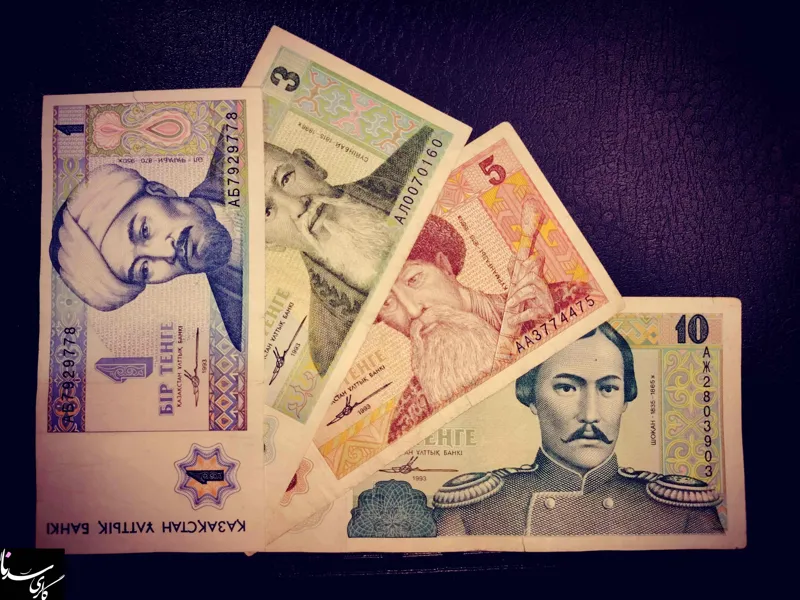 ست 4برگی تنگه قزاقستان 1993میلادی/بسیارکمیاب