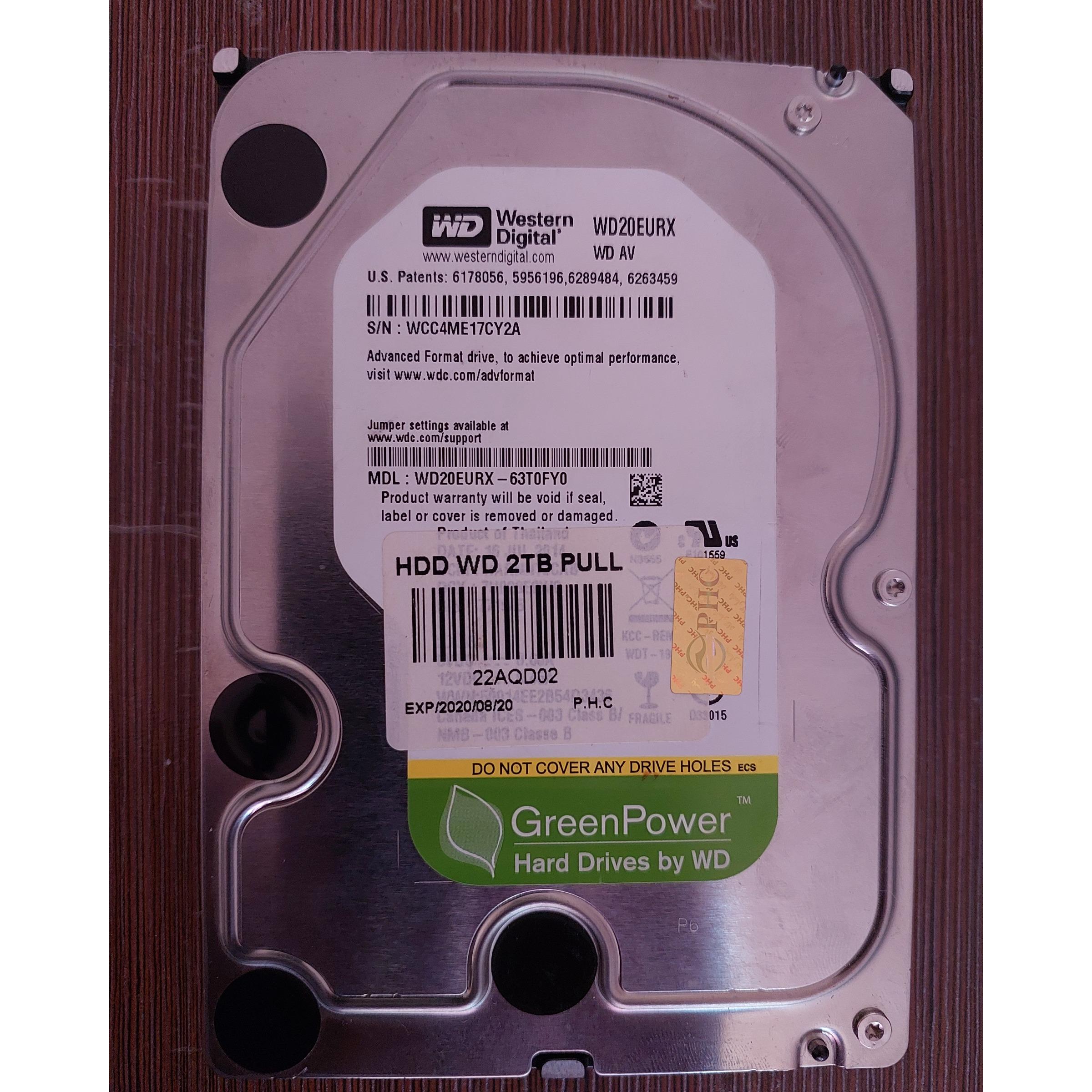 هارد وسترن 2 ترابایت