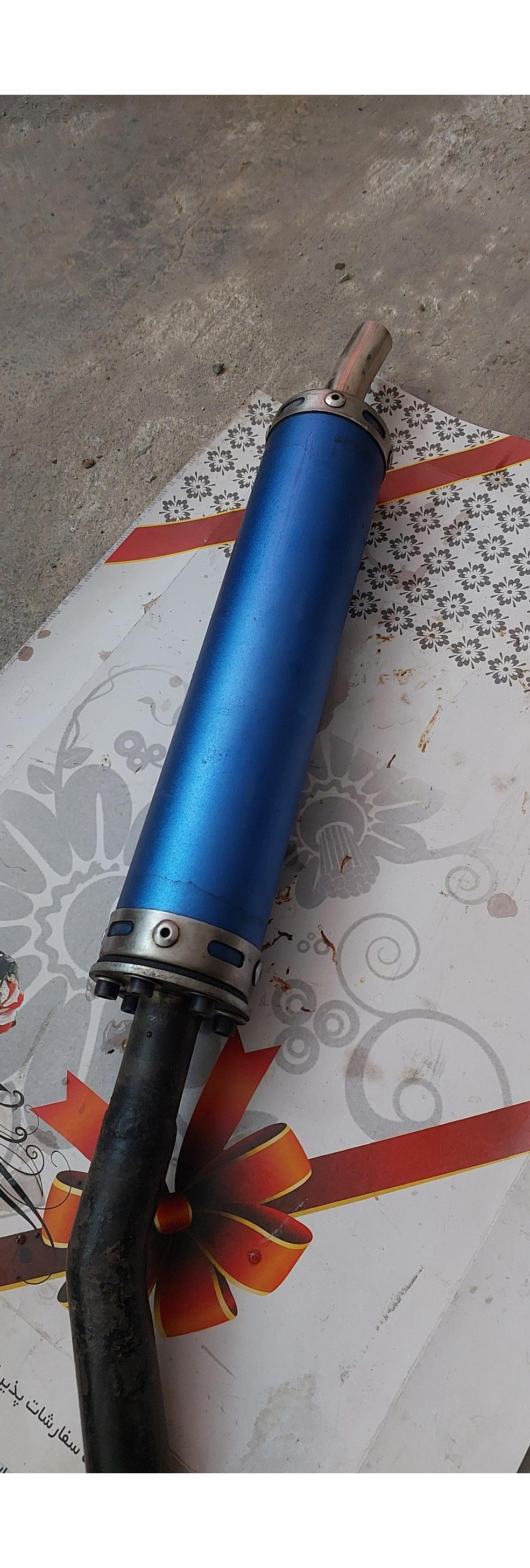 منبع اگزوز اسپورت موتوردو زمانه روی wr بوده