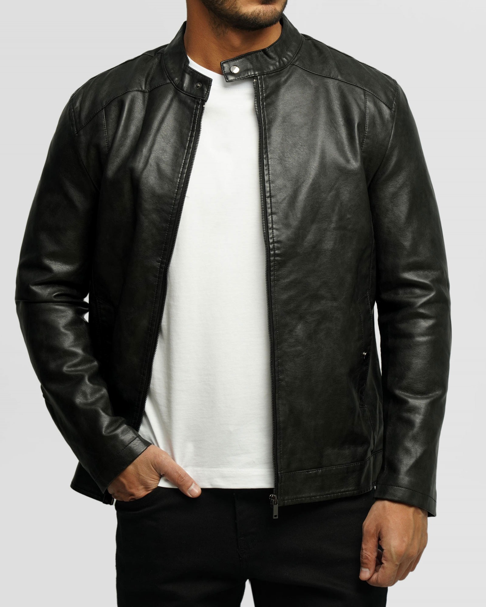 کاپشن چرم مردانه