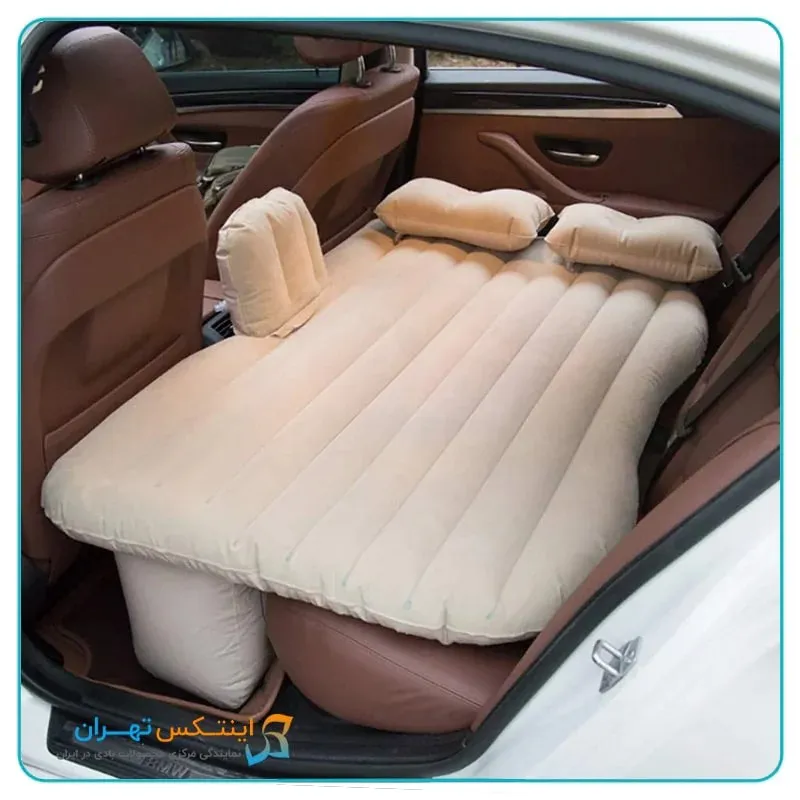 تشک بادی خودرو همراه با پمپ باد فندکی(همه خودروها)