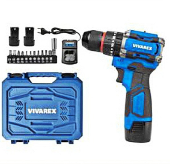 دریل شارژی چکشی براشلس ویوارکس vr1610-v21bl