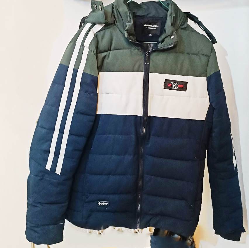 کاپشن مردانه ضدآب کلاه دار