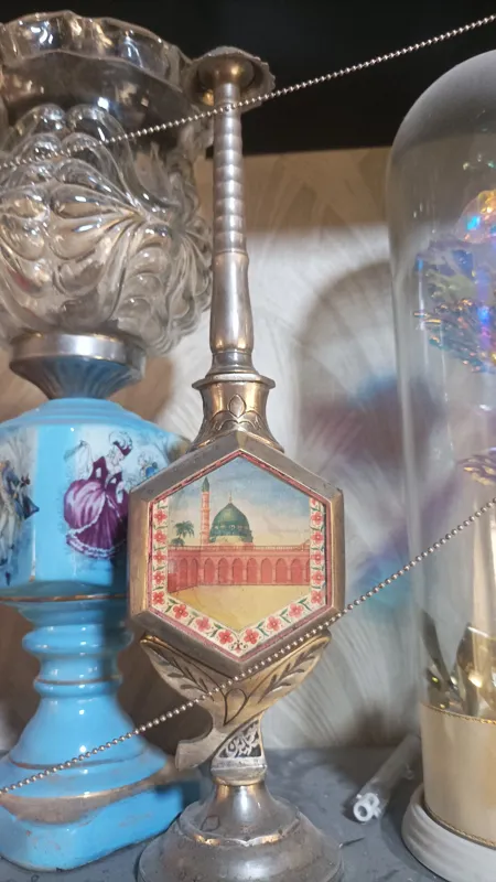 گلاب پاش قدیمی با مهر و امضا