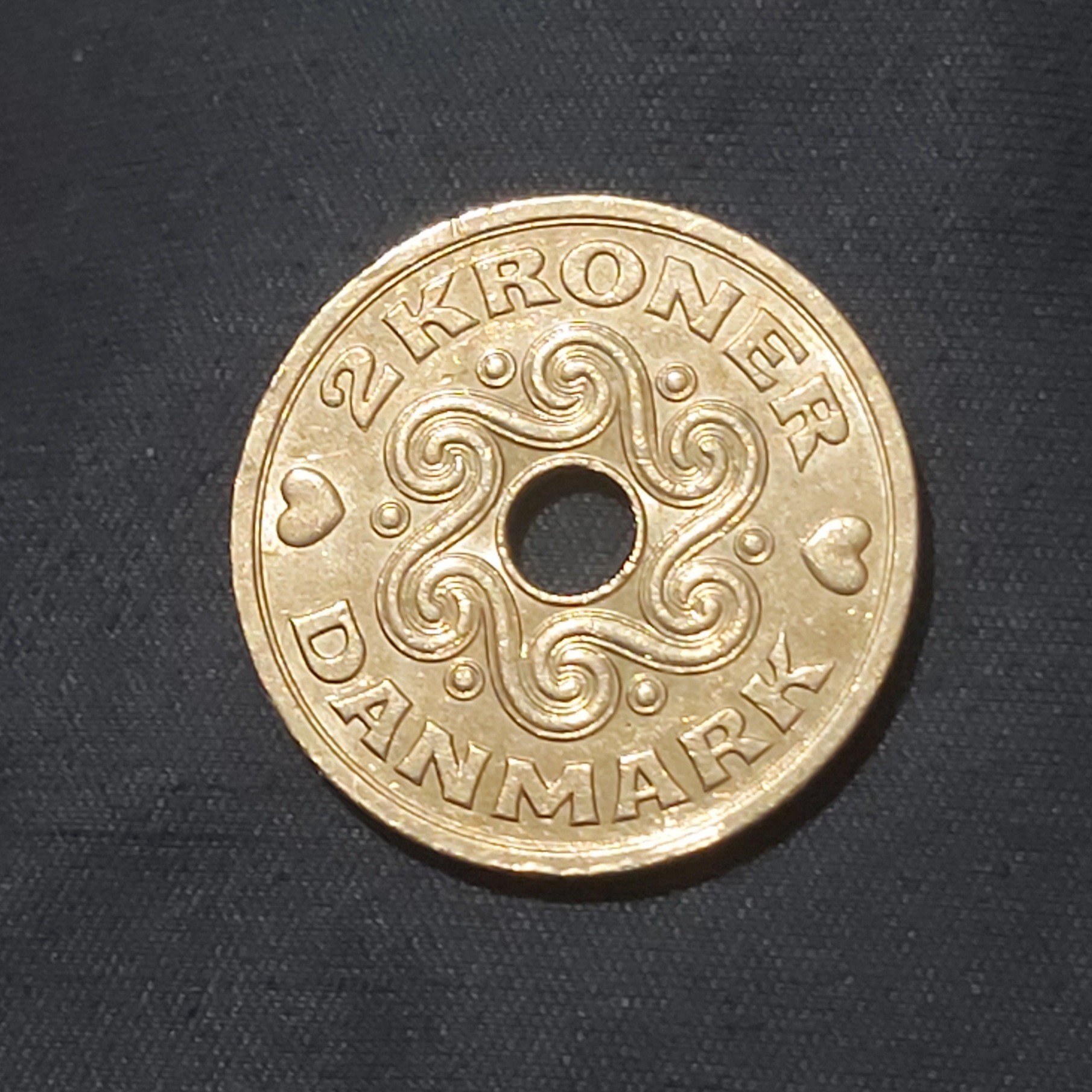 سکه کمیاب وزیبای دو کرون دانمارک