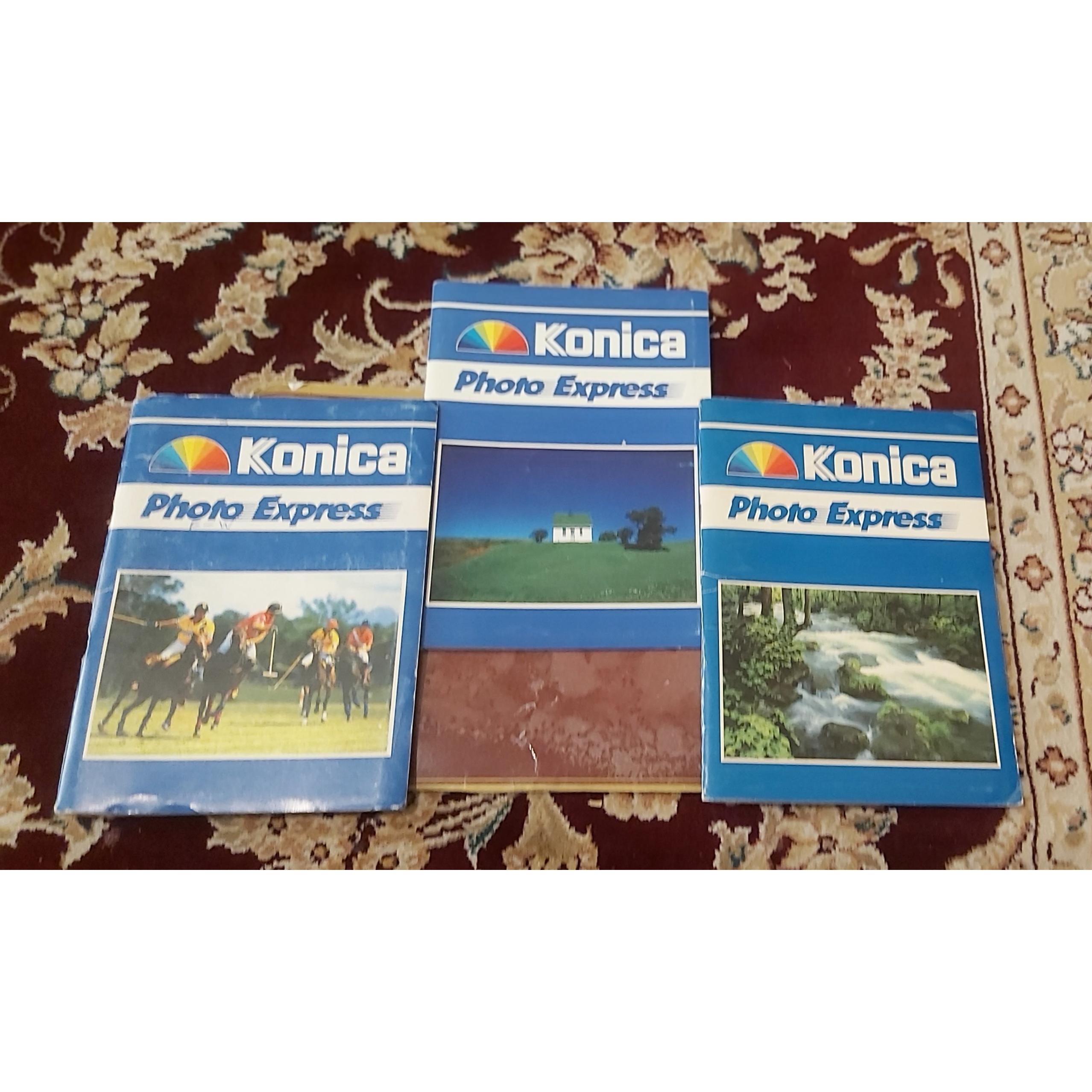 سه آلبوم قدیمی 10 برگی KONICA نوستالوژی