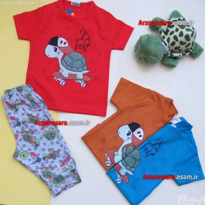 تیشرت شلوارک لاکی