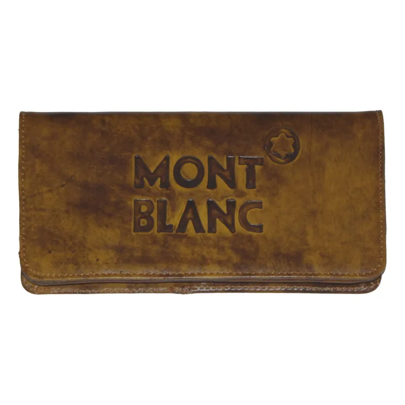 کیف پول مردانه و زنانه مدل چرم طبیعی MontBlanc
