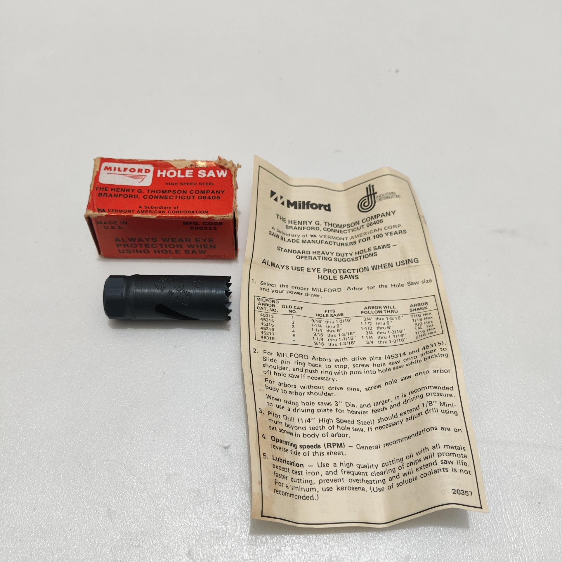 گردبر سایز 19 م م میلفورد ساخت آمریکا