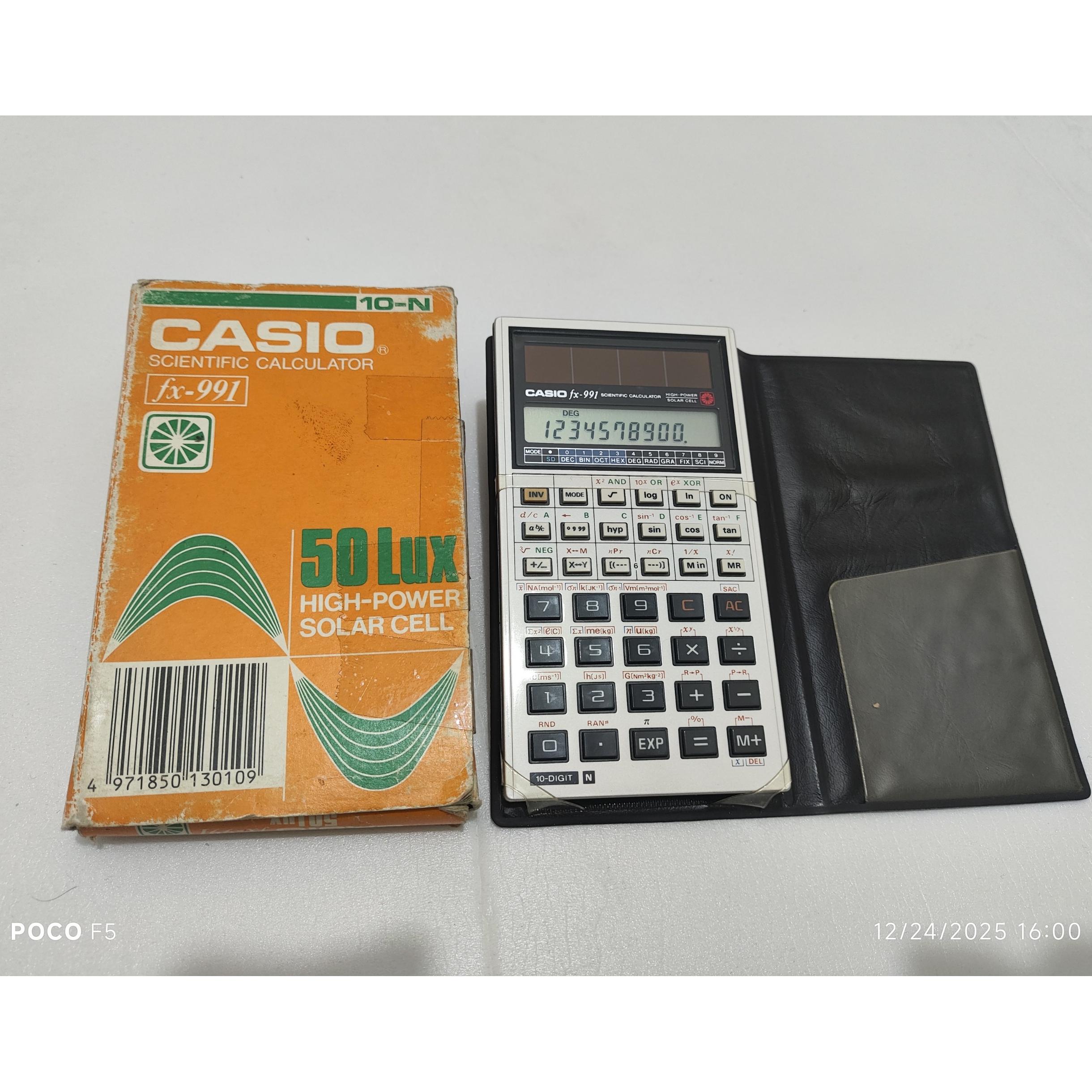 ماشین حساب مهندسی کاسیو مدل FX-991 ژاپن