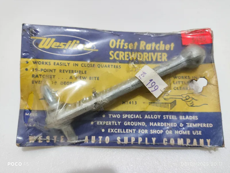 آچار و پیچ گوشتی جغجغه ای ساخت آمریکا