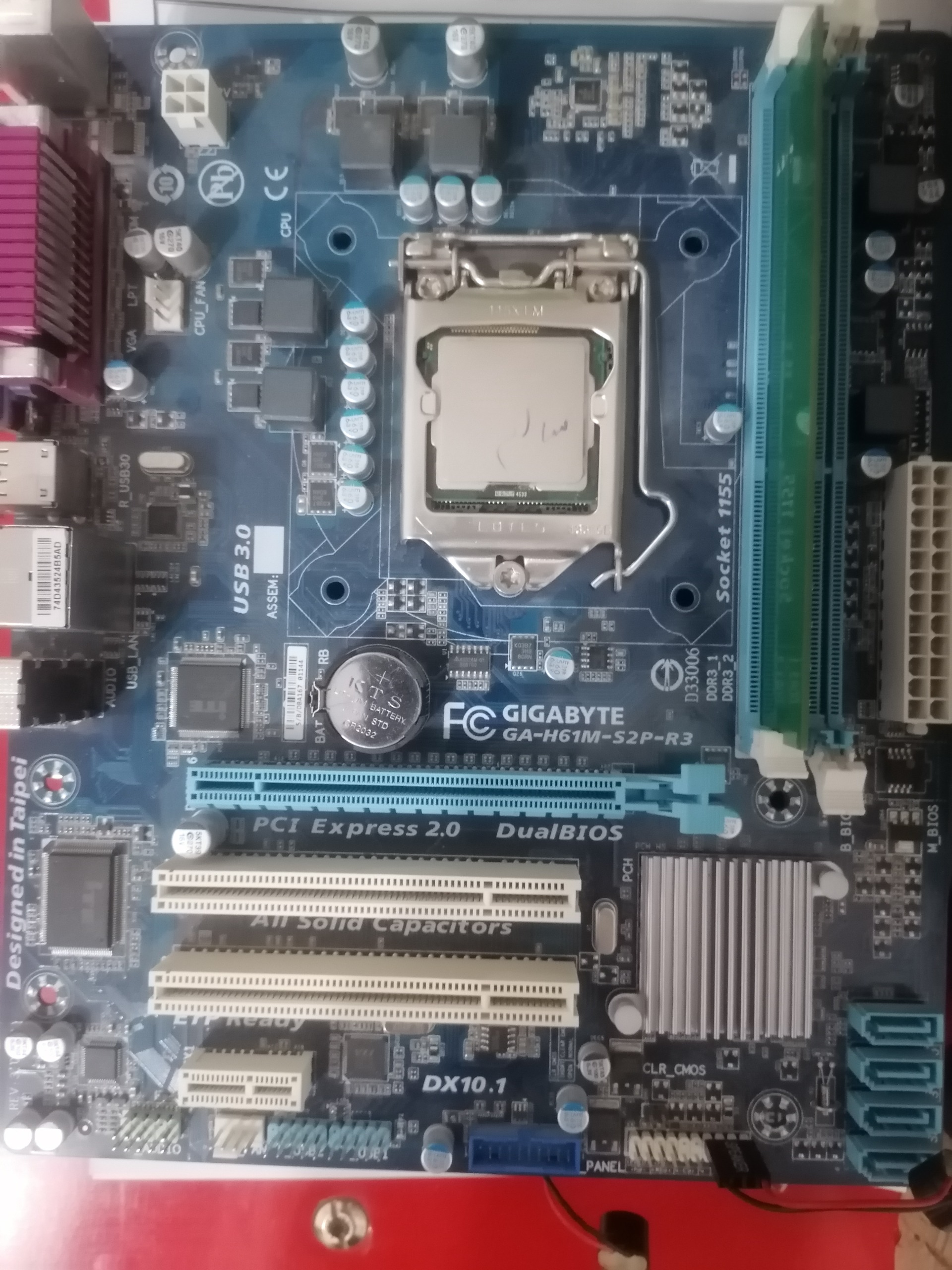مادربردH61M-S2P-R3 سوکت 1155