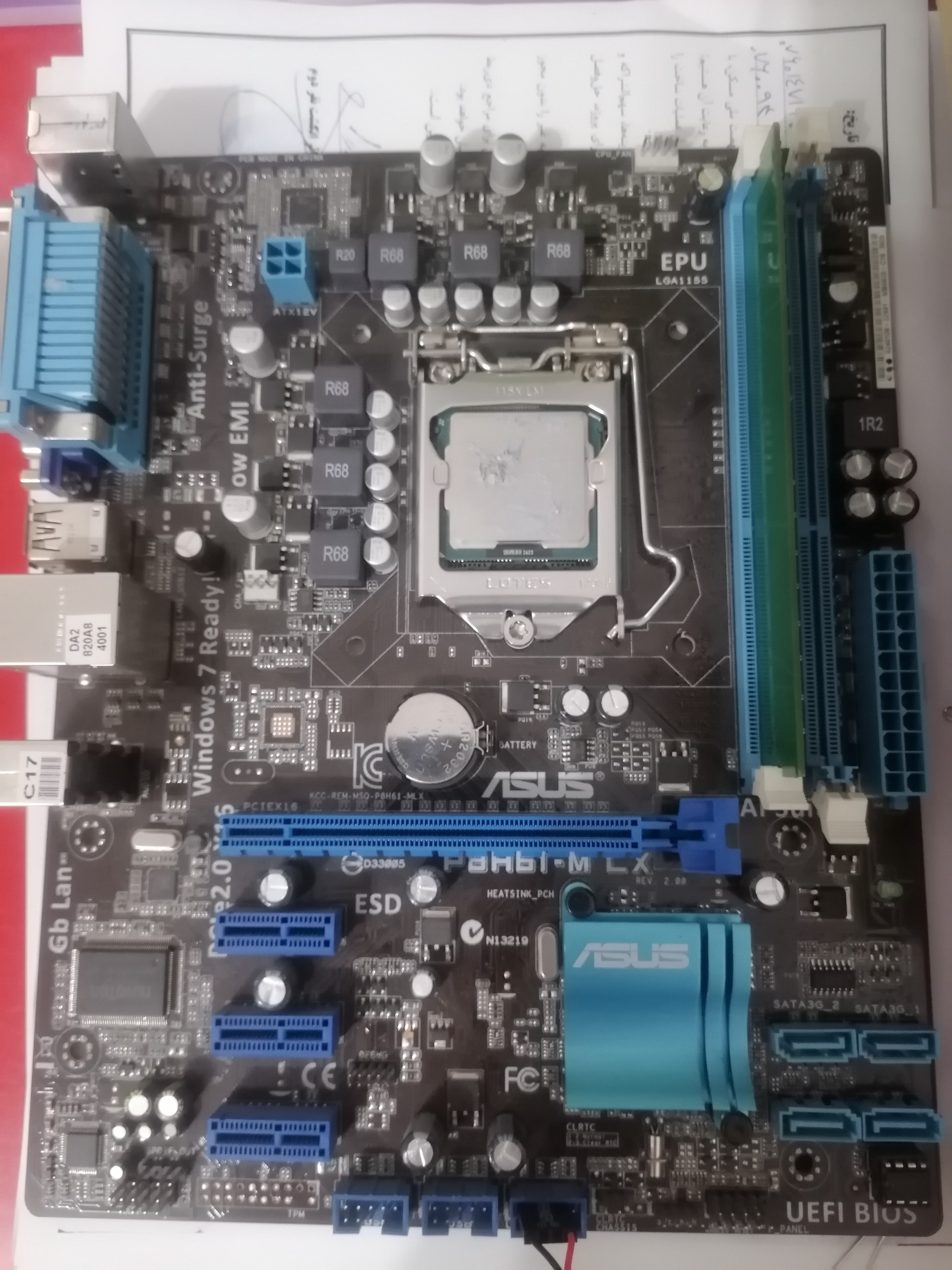 مادربرد H61-MLX سوکت 1155