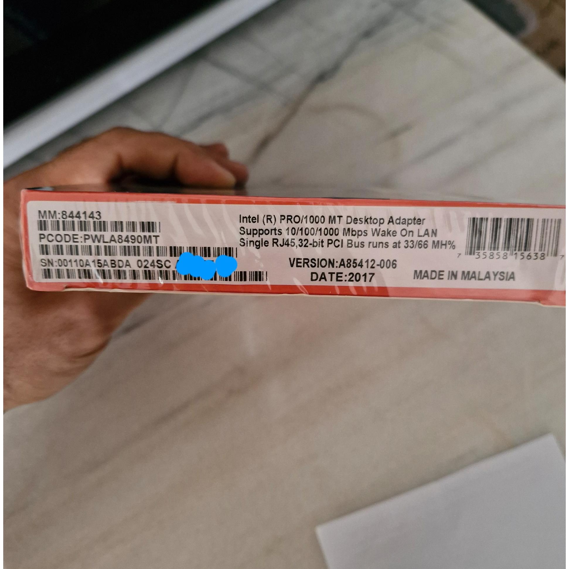 دو عدد کارت شبکه سرور اینتل گیگابیتی