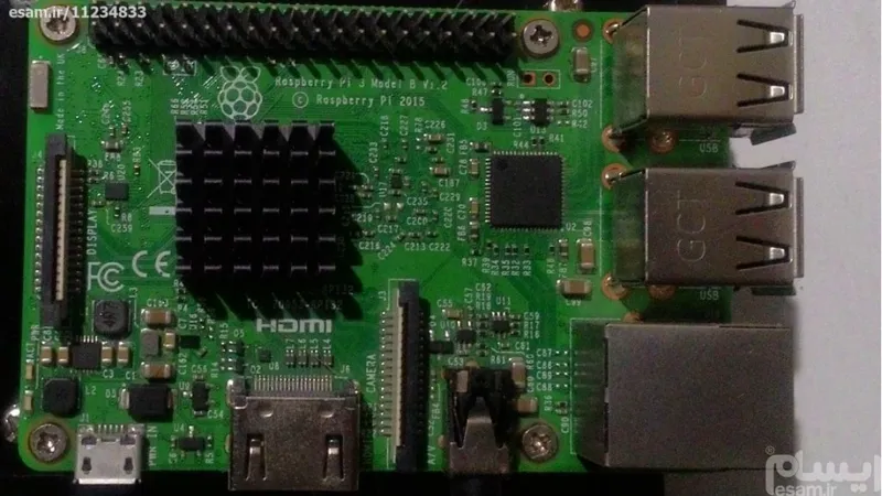 رزبری پای 3 Raspberry pi UK original ساخت RS